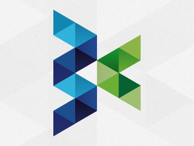Logo blue green istanbul origami turkey web design web tasarım