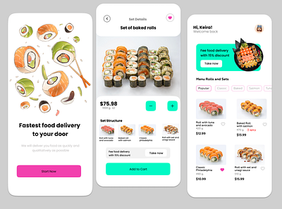 Food Delivery App branding graphic design logo motion graphics ui