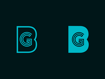 BG Logo design icon identity logo logotype monogram symbol type