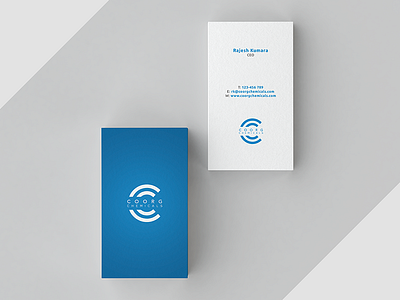 CC Business Card branding business card card logo type minimal paper print