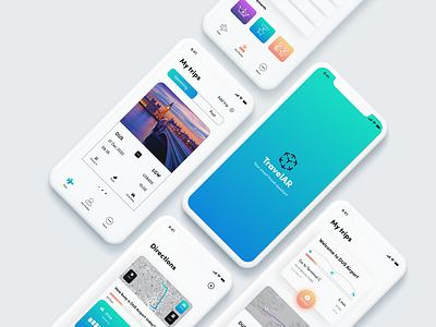 TravelAR - iOS Mobile App Design