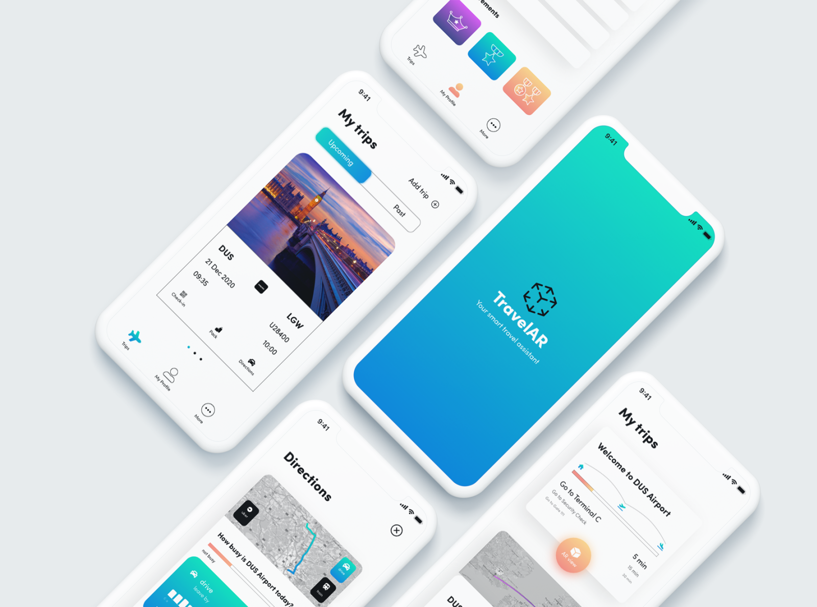 TravelAR - iOS Mobile App Design by Seyma Ermis on Dribbble