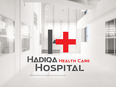 Hadiqa Health Care logo for Hospital branding design flat graphic design icon illustration illustrator logo typography vector