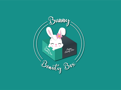 Bunny Beauty Box Logo beauty logo branding business logo flat freelancer graphicdesign icon illustration logo logo design logo design branding logo designer minimal typography