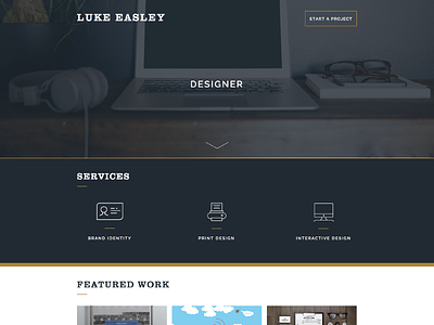 New Website 2015 mockup personal web design website