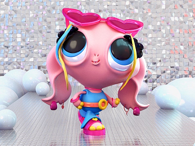 Liz 3d 3d art 3d illustration 3dartist 3dillustration 3dmodeling character childrens illustration cinema4d design digitalart graphic design icon illustration you zbrush