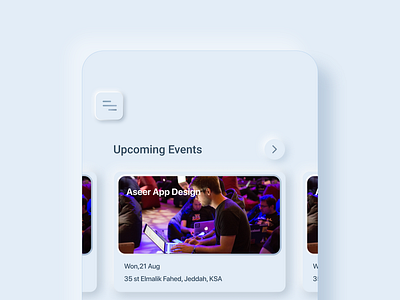 event app design ui