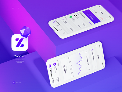 Zoogla - Mobile banking built for the financially excluded. 3d ai artificial dashboard iphone mockup mobile mobile app mobile bank mobile banking neobank pitch pitch deck presentation presentation design ui ui design ux ux design uxd website