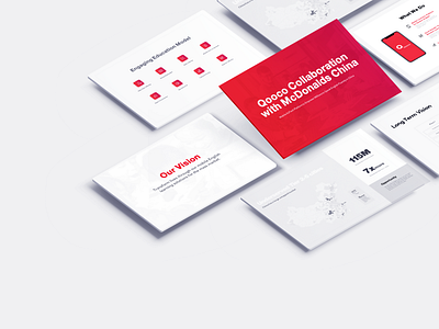 Presentation Deck for Qooco X McDonalds data data visualization deck design icon illustration infographic keynote pitch pitch deck powerpoint powerpoint design powerpoint presentation powerpoint template presentation design prezi red slide typography uxdesign