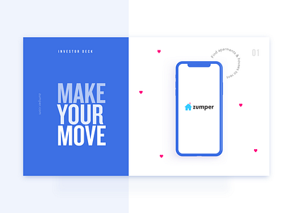 Zumper - Find houses and apartments for rent blue color data design icon investor iphone mockup pitch pitch deck powerpoint presentation presentation deck presentation design typography ui ui ux ux ux design website