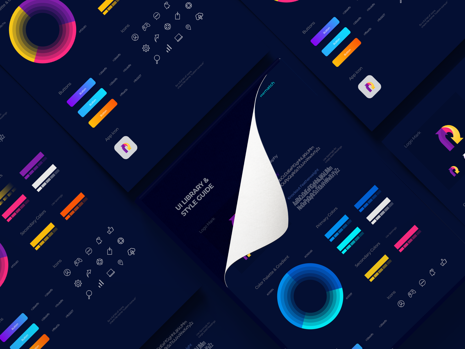 Ui library. Красивый дизайн it сайта оранжевый с синим. Инфографика мокап. Dribbble presentation Design.