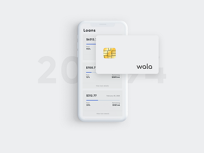 Wala Credit Card UI/UX mockup credit design figma icon interaction design interface invision minimal mobile product product mockup products prototype ui ui animation ui design ux uxdesign whitespace xd