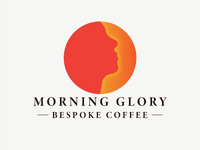 Morning Glory adobe illustrator artwork beginner brand brand design branding cafe coffee company design designer face feedback food icon logo logos sun sunrise