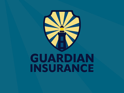 Guardian Insurance adobe illustrator beginner branding design feedback illustration insurance logo logos ui vector