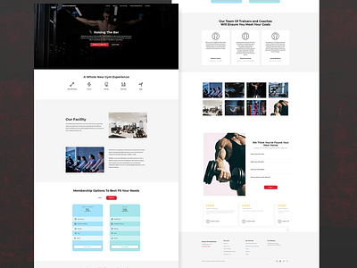 House of Aesthetics │Gym Website gym web design website website concept website design