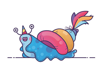 snail of cartoon