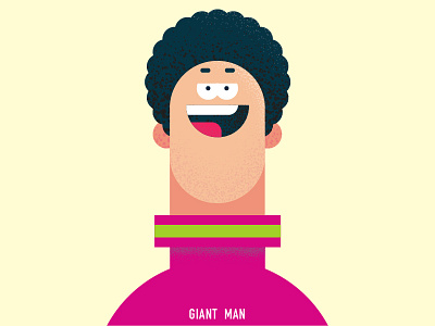 Giant Man design illustration typography