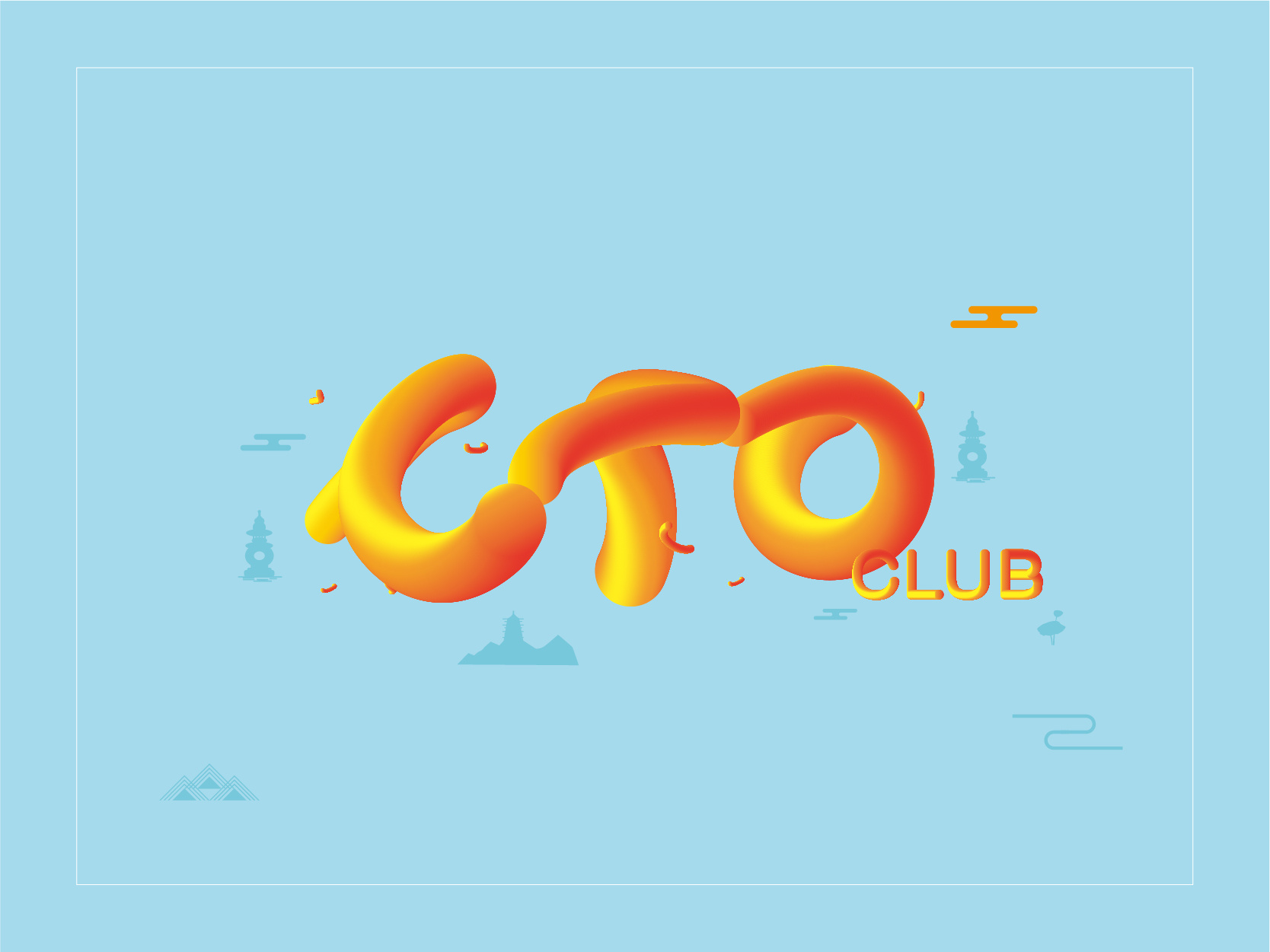 CTO CLUB font design by hongshuicon on Dribbble