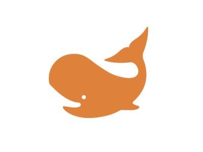 Whale Logo animal graphic design logo logo design whale