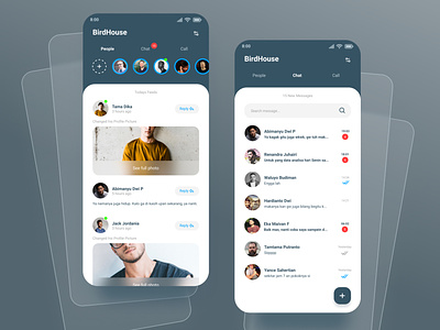 BirdHouse - Messenger App chat messenger mobileapp uidesign uxdesign