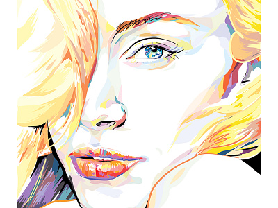 Pop Arts of American Sweetheart editorial art editorial design fashion illustration illustration magazine illustration pop art portrait art