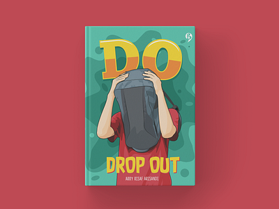 Drop Out Cover Redesign book cover design digital illustration illustration vector portrait