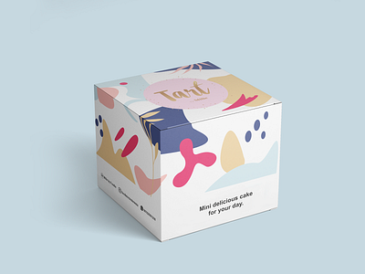 Tart by Mille branding flowers illustration packaging pattern