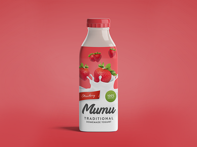 Mumu Yogurt branding packaging print yogurt