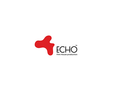 Echo films logo acting actor black brandidentity branding branding agency branding design echo film filmmaking logo minimal movie random red voice