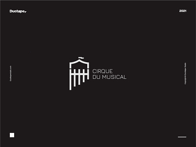 Cirque Du Musical Logo Design brand design brandidentity branding calm calming circus clean concept cool creative flute food logo minimal music music art musician restaurant tent