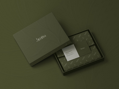 Jami Vu Perfume box Packaging branding female graphic design green luxury packaging perfume