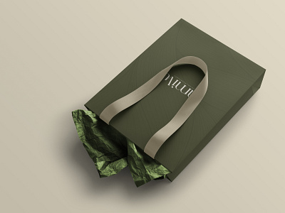 Jami Vu Packaging paper bag bag brand design brandidentity branding classic classy luxury packaging paper paperbag perfume