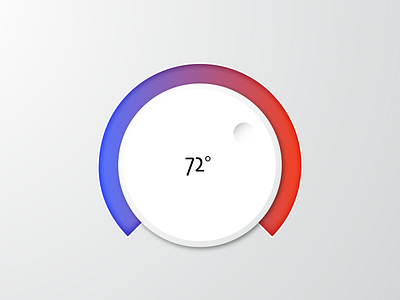 Thermostat design flat illustration vector