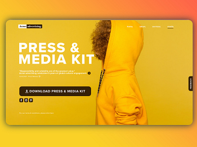 051 Daily UI - Press Page