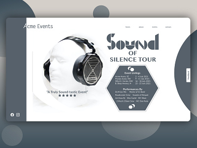 070 Daily UI - Event Listing 070 acme dailyui dailyui070 dailyuichallenge