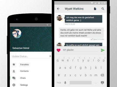 WhatsApp – Material Design – Part One