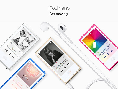 iPod nano – UI Redesign Concept – Part One apple art concept cover ios ipod music nano redesign sketch ui ux