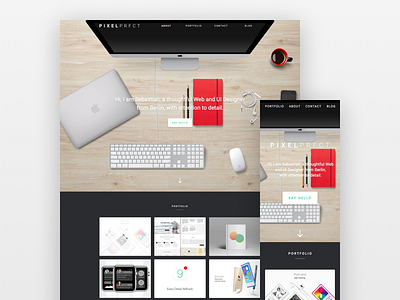 Website Redesign – 2015 branding design homepage logo pixelperfect pixelprfct redesign relaunch