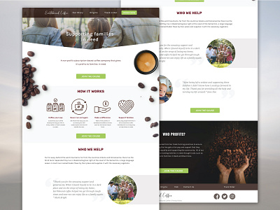 Coffee Subscription branding coffee design landing page ui web web design