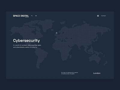 Space Digital Group – cybersecurity map branding cybersecurity digital lab identity logo map motion security space website