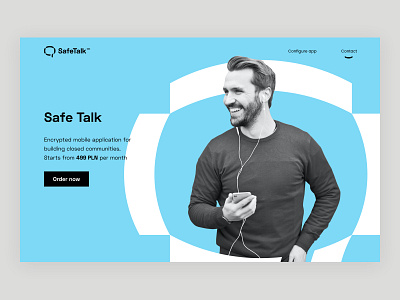 SafeTalk - website branding digital lab identity landing logo motion safe space talk website
