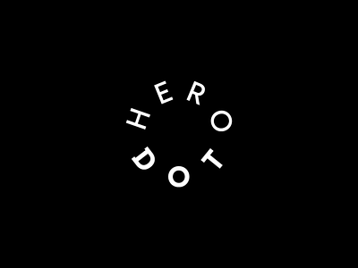 HeroDOT - logo branding digital dot hero identity logo motion
