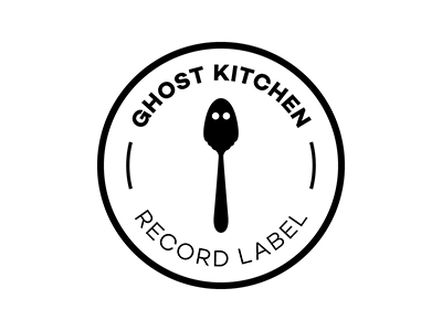 Ghost Kitchen ghost kitchen label logo mark music record techno