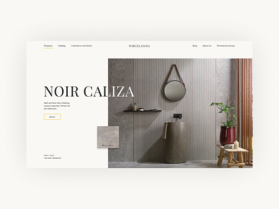 #dailyui #003 - Landing Page Parselanoza apartment renovation ceramic ceramic tiles dailyui landing page repair ui ui ux web webdesign website