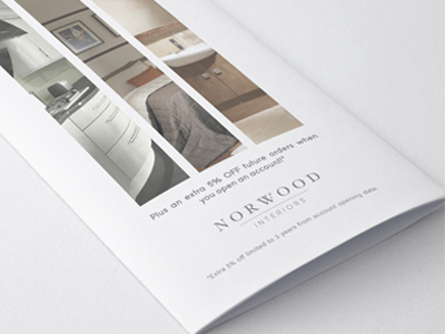 Norwood Interiors branding editorial typography