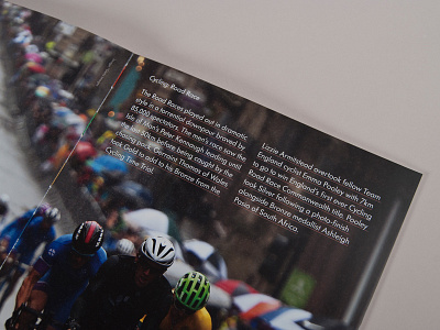 Glasgow 2014 Official Photostory Spread editorial layout print publication typography