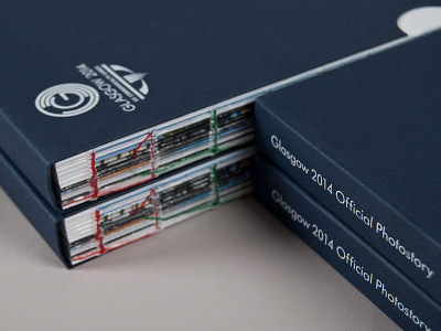 Glasgow 2014 Official Photostory Slipcase editorial layout print publication typography