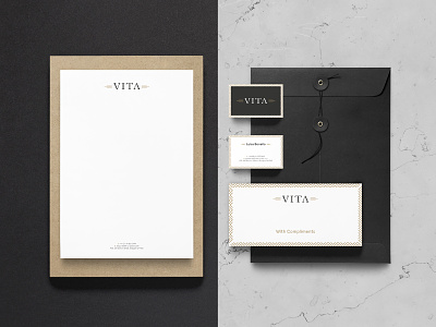 Vita Yachts Stationary branding stationary