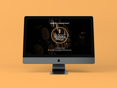 Whisky shop Launch page