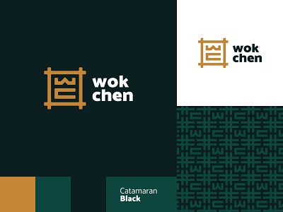 Wok Chen logo branding china chinese food design food graphic design logo restaurant wok